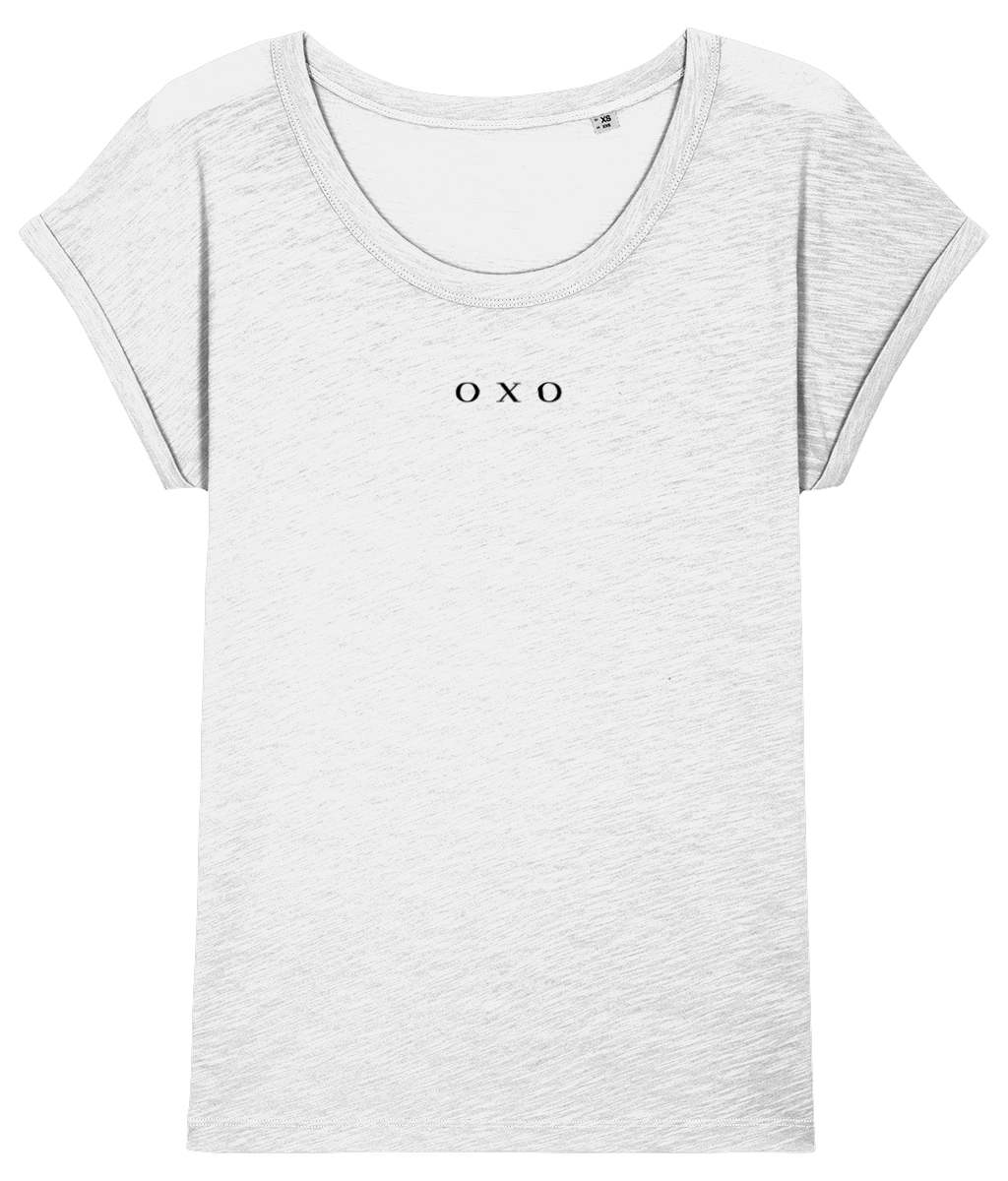 oxo: Women's Luxury Rounded-Neck T-Shirt