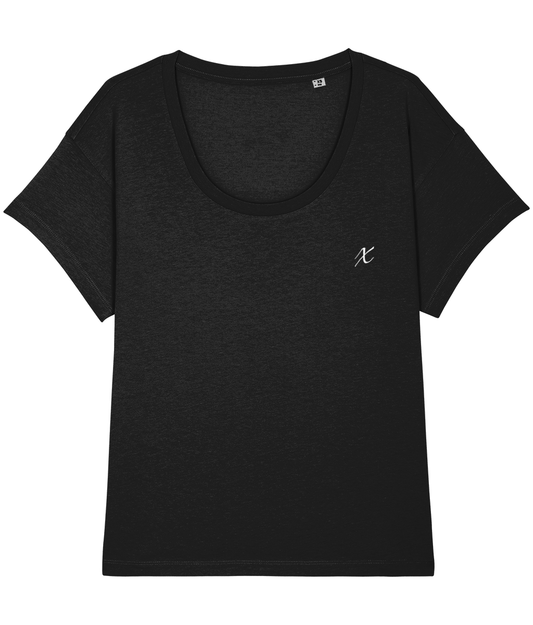 x: Women's Relaxed Fit Scoop Neck T-Shirt