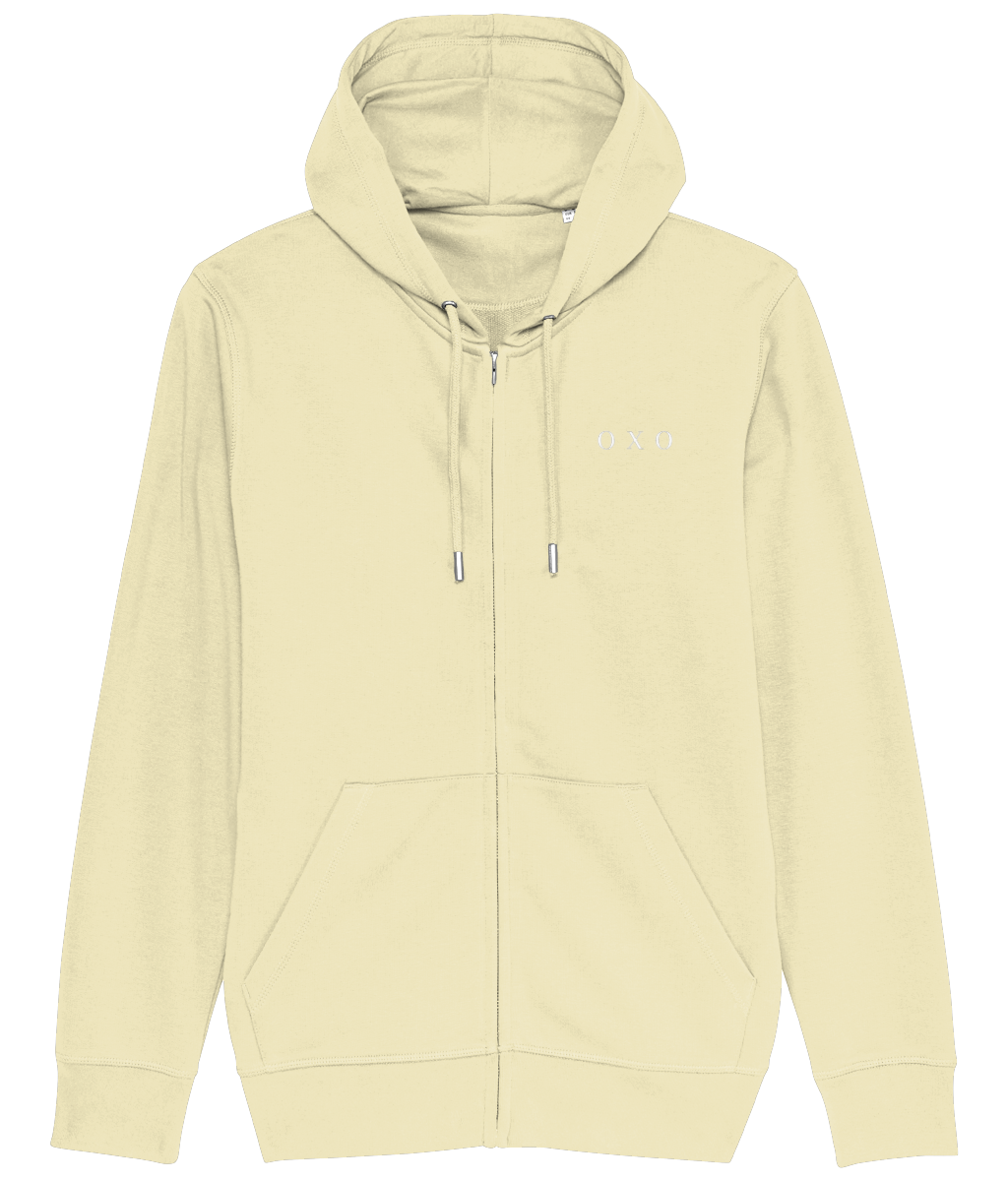 oxo: Unisex Luxury Zipped Hoodie