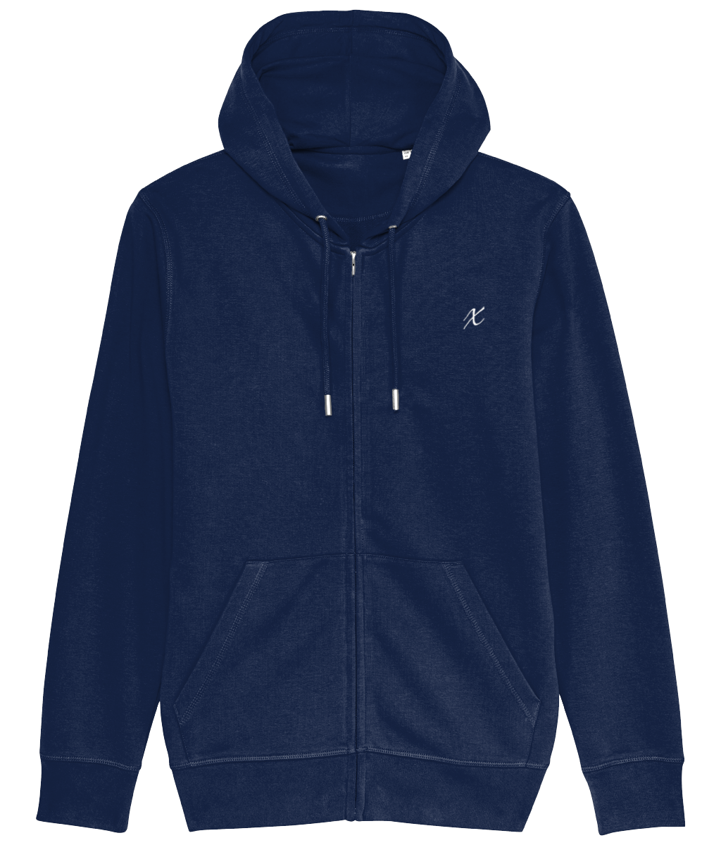 x: Luxury Unisex Zip-Up Hoodie