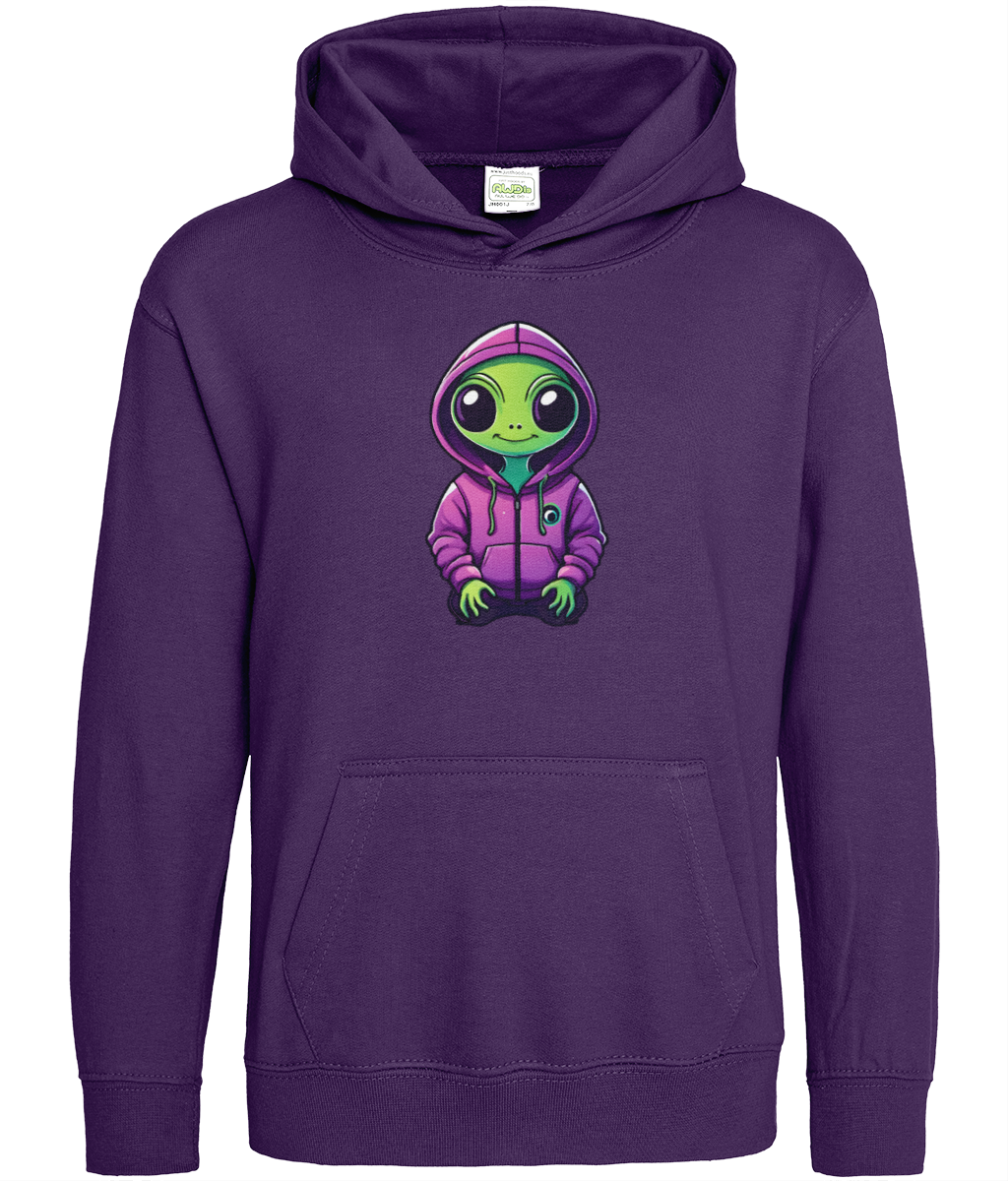 Ali The Alien: Kids Pullover Hoodie