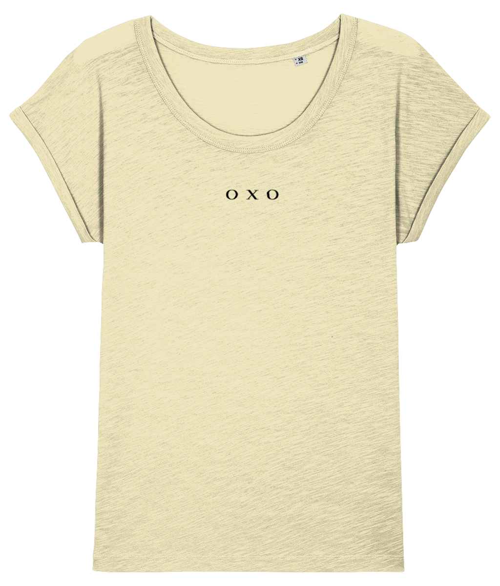 oxo: Women's Luxury Rounded-Neck T-Shirt