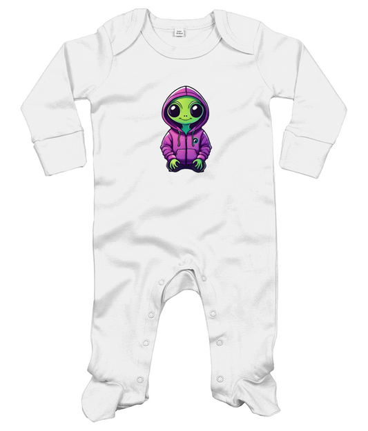 Ali The Alien: Baby’s Sleepsuit & Mitts