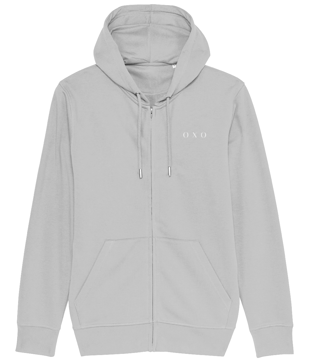 oxo: Unisex Luxury Zipped Hoodie