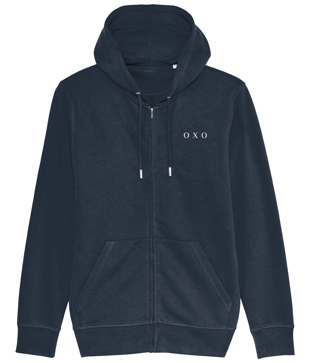 oxo: Unisex Luxury Zipped Hoodie