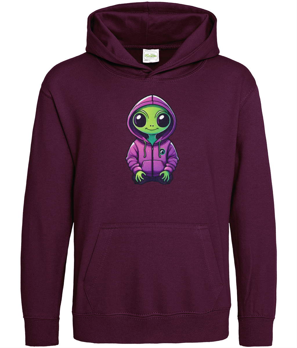 Ali The Alien: Kids Pullover Hoodie