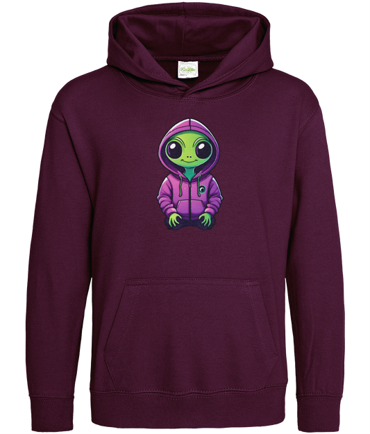 Ali The Alien: Kids Pullover Hoodie