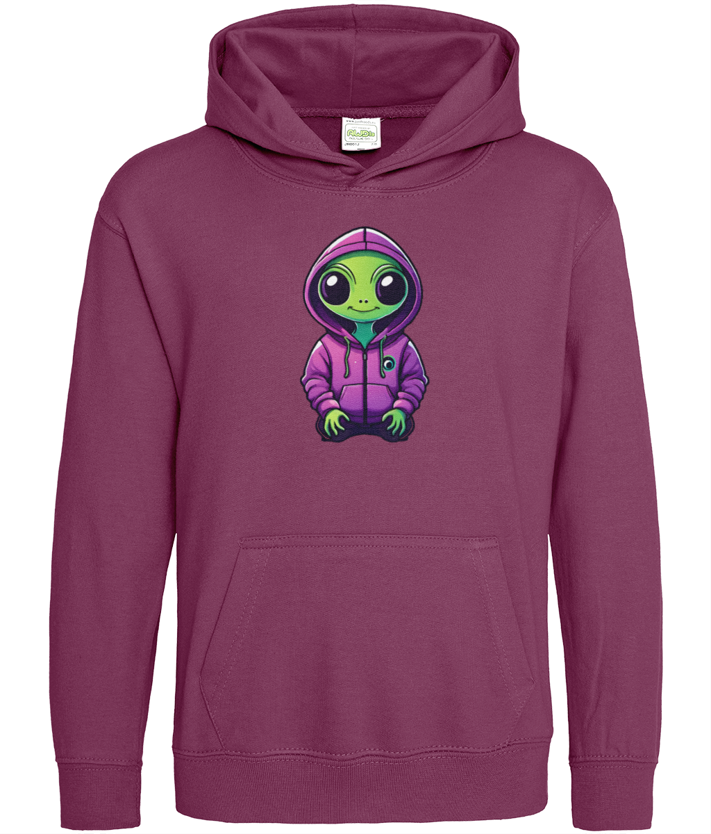 Ali The Alien: Kids Pullover Hoodie