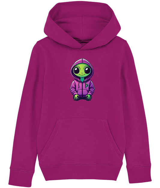 Ali The Alien: Kid's Luxury Pullover Hoodie