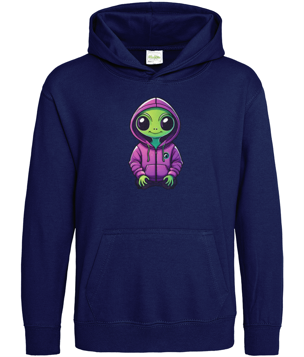 Ali The Alien: Kids Pullover Hoodie