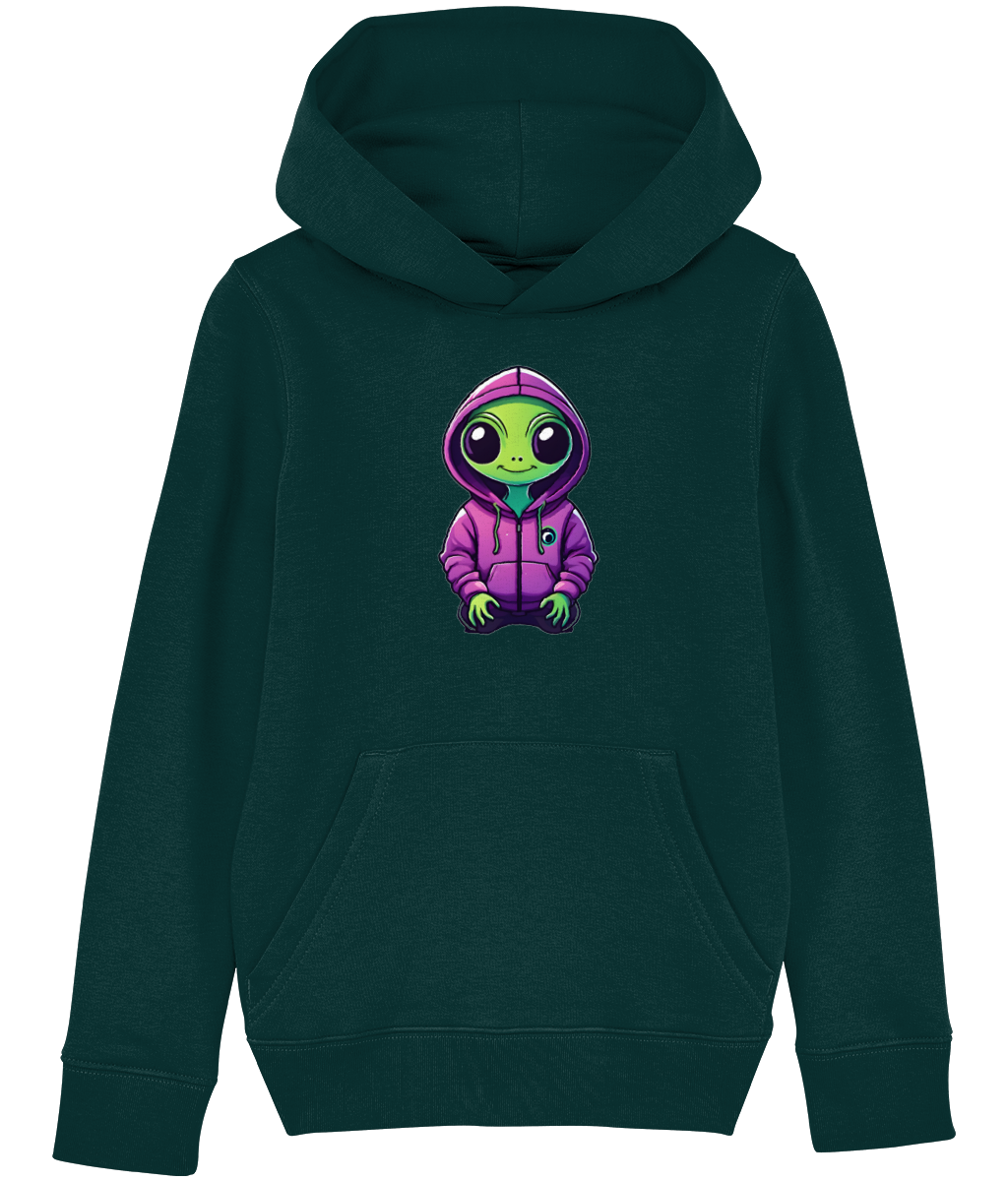 Ali The Alien: Kid's Luxury Pullover Hoodie