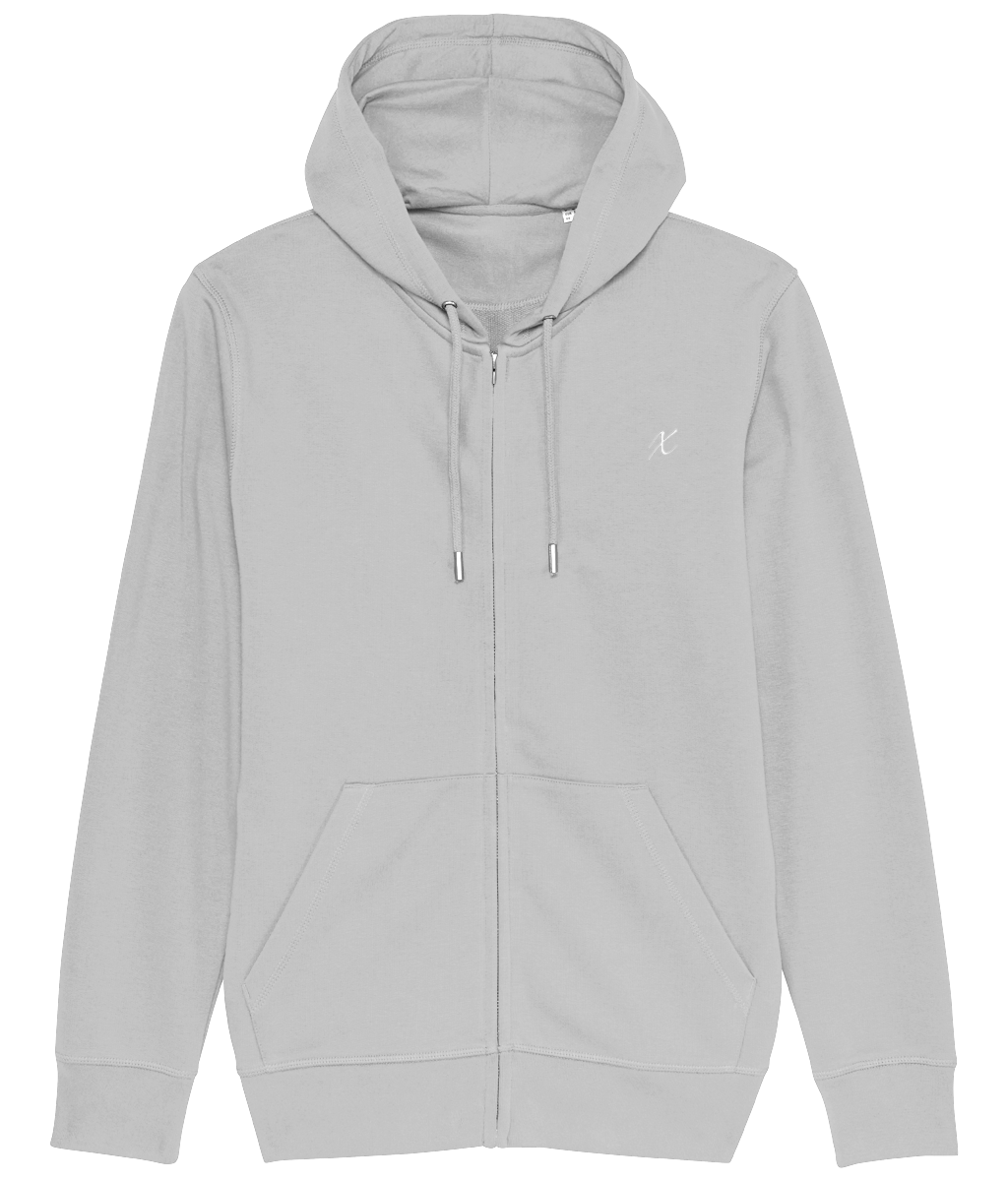 x: Luxury Unisex Zip-Up Hoodie