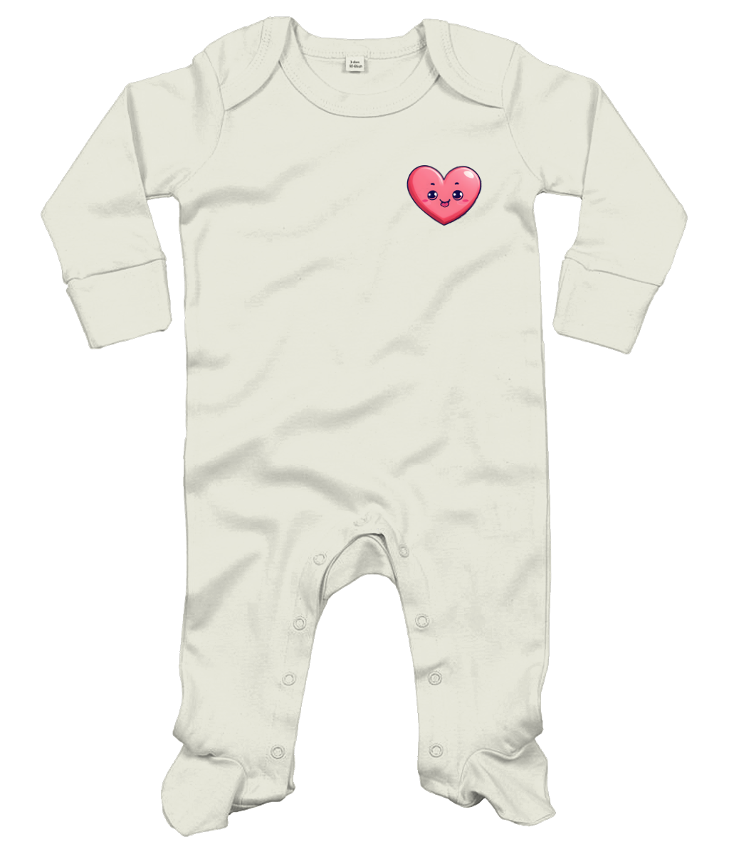 Corazón: Baby’s Sleepsuit & Mitts