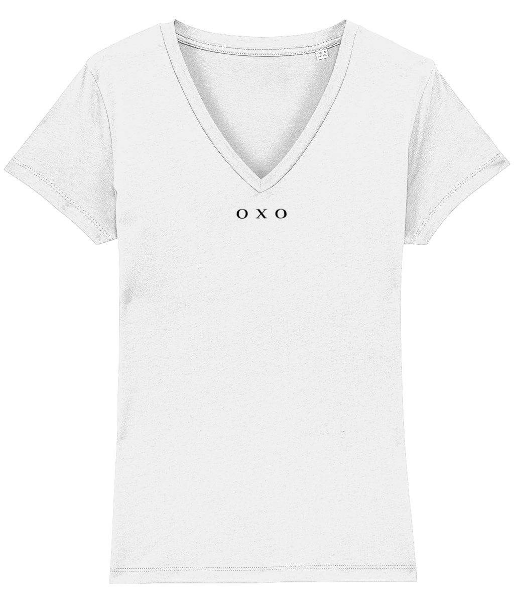 oxo: Women's V-Neck T-Shirt