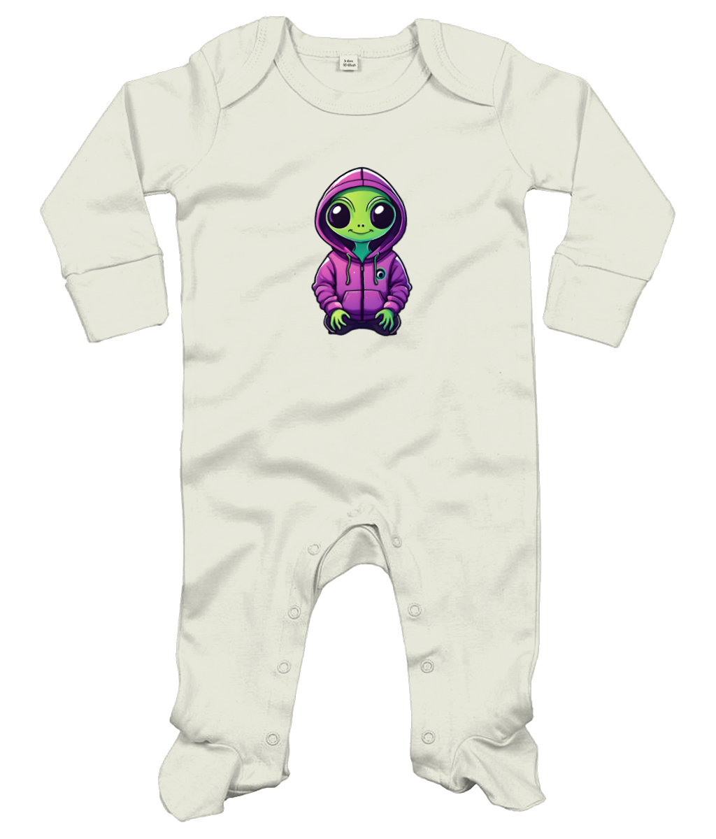 Ali The Alien: Baby’s Sleepsuit & Mitts