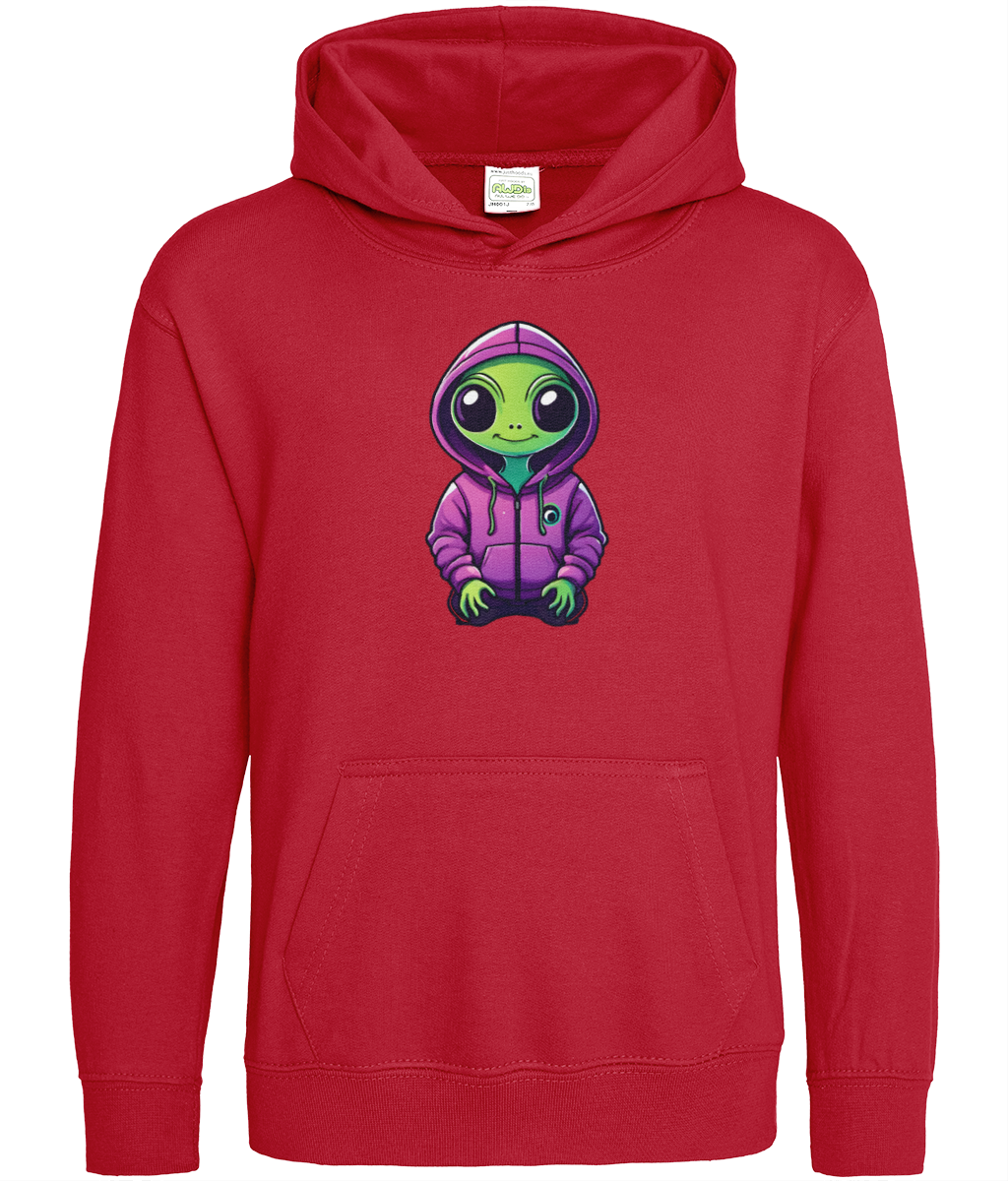 Ali The Alien: Kids Pullover Hoodie