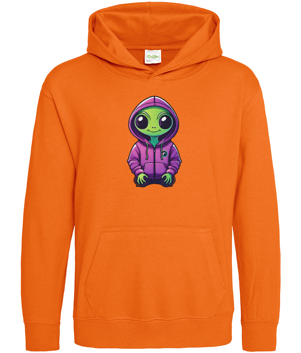 Ali The Alien: Kids Pullover Hoodie