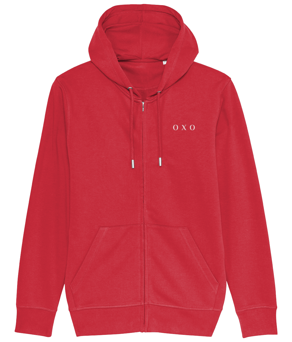 oxo: Unisex Luxury Zipped Hoodie