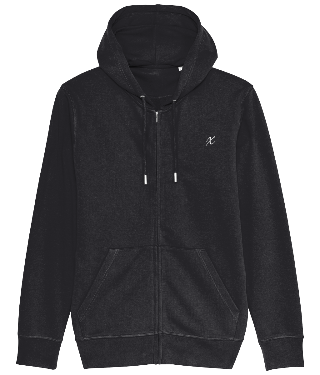 x: Luxury Unisex Zip-Up Hoodie