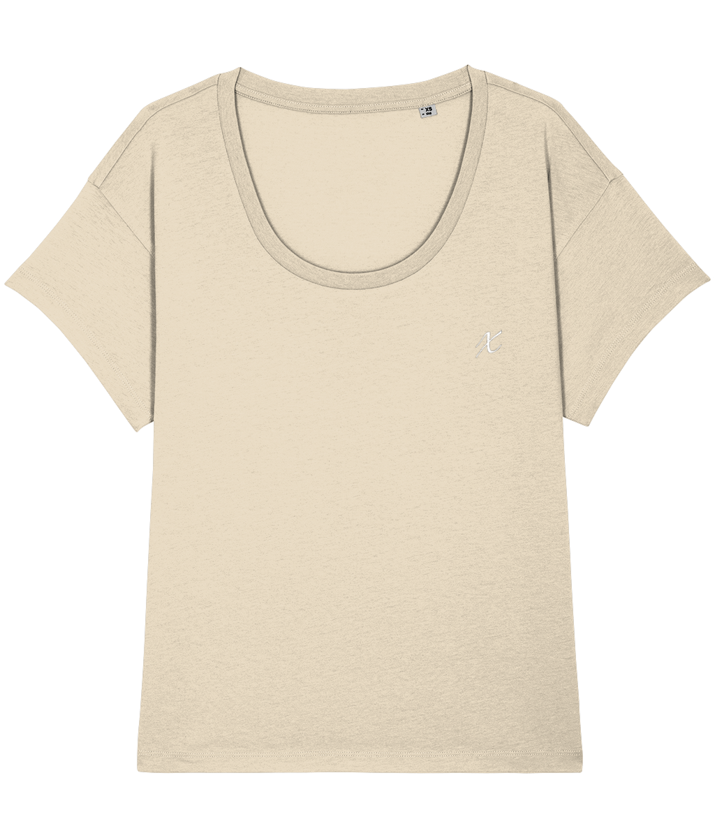 x: Women's Relaxed Fit Scoop Neck T-Shirt