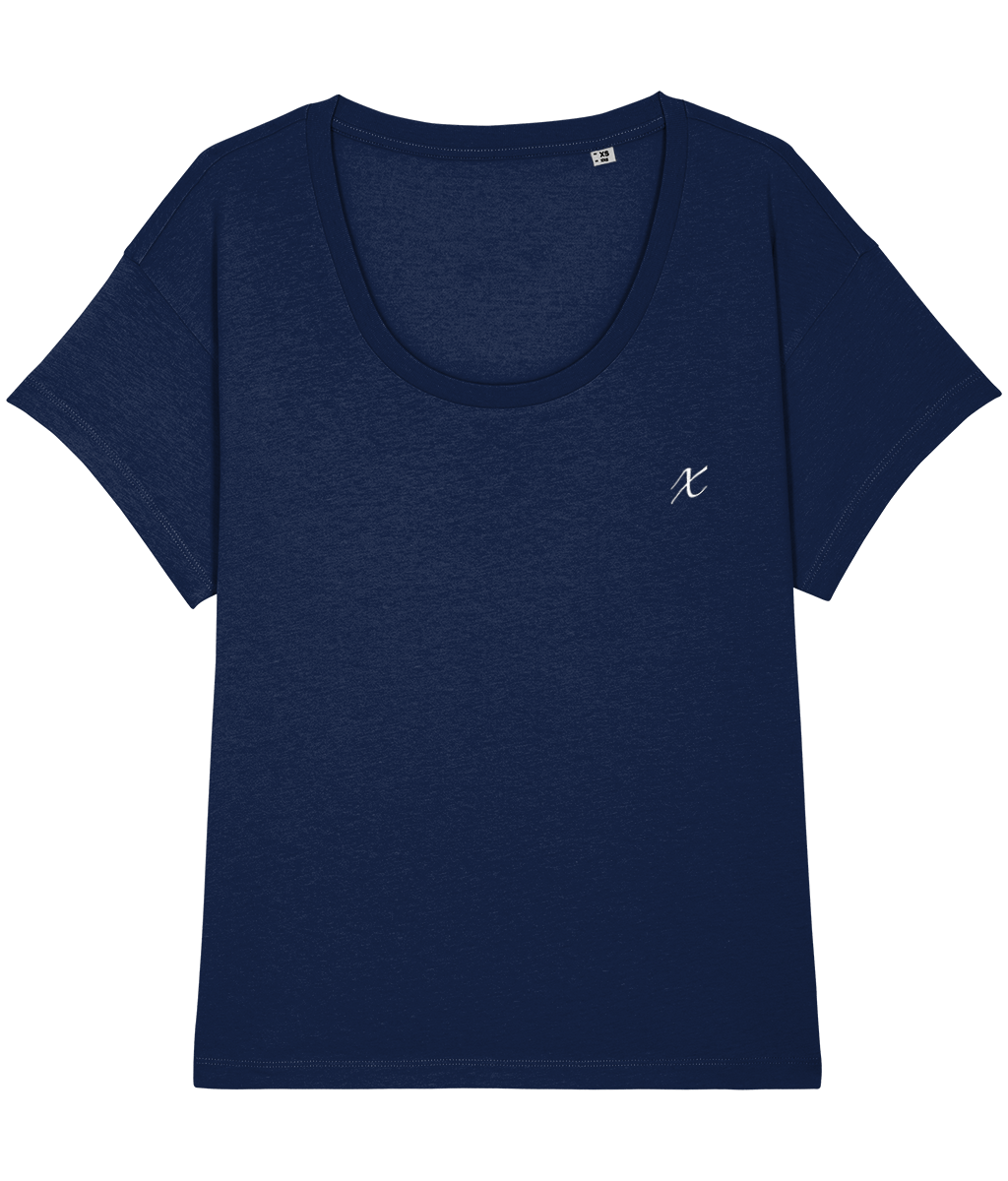 x: Women's Relaxed Fit Scoop Neck T-Shirt