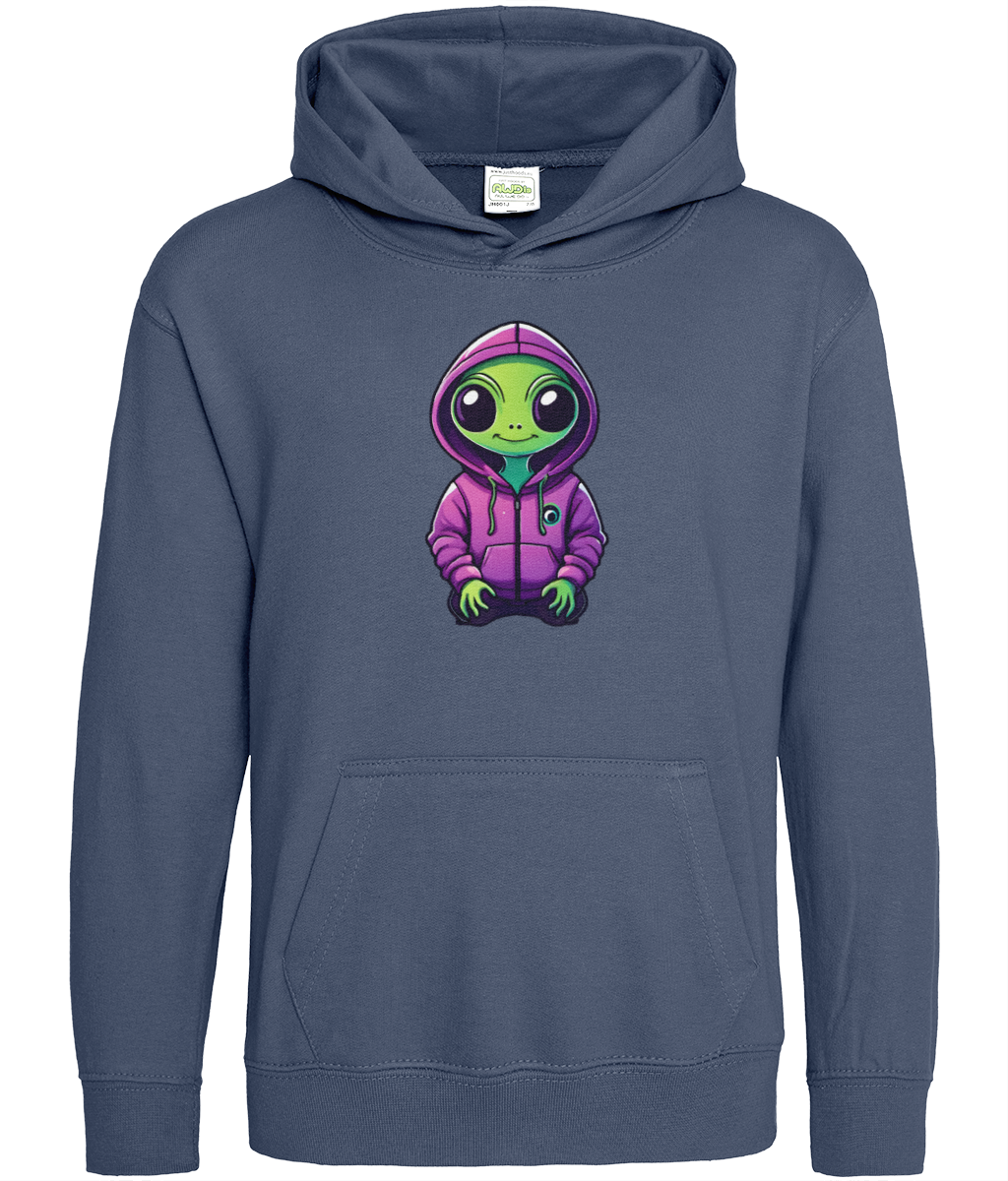 Ali The Alien: Kids Pullover Hoodie