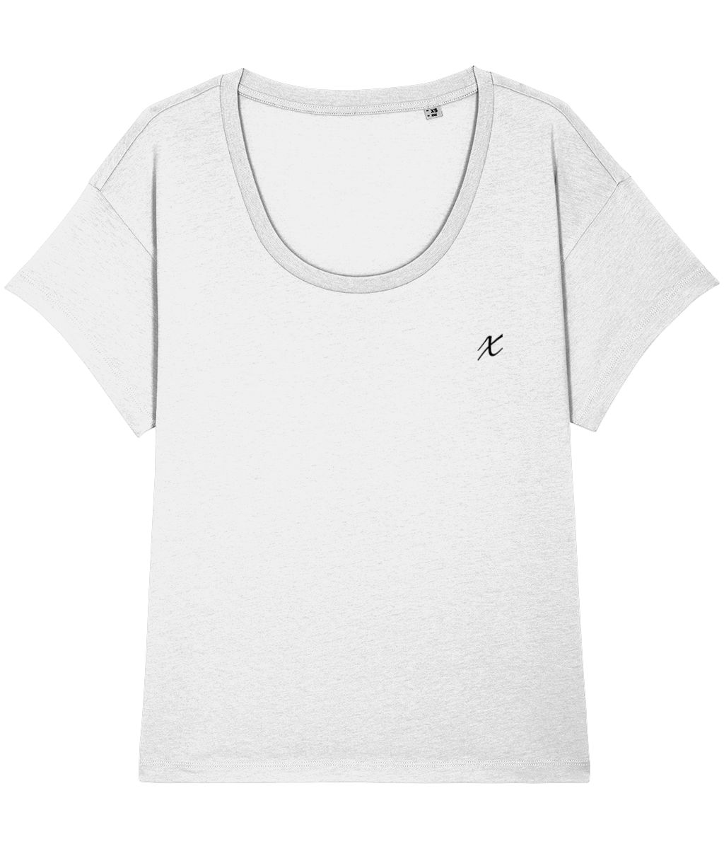 x: Women's Relaxed Fit Scoop Neck T-Shirt