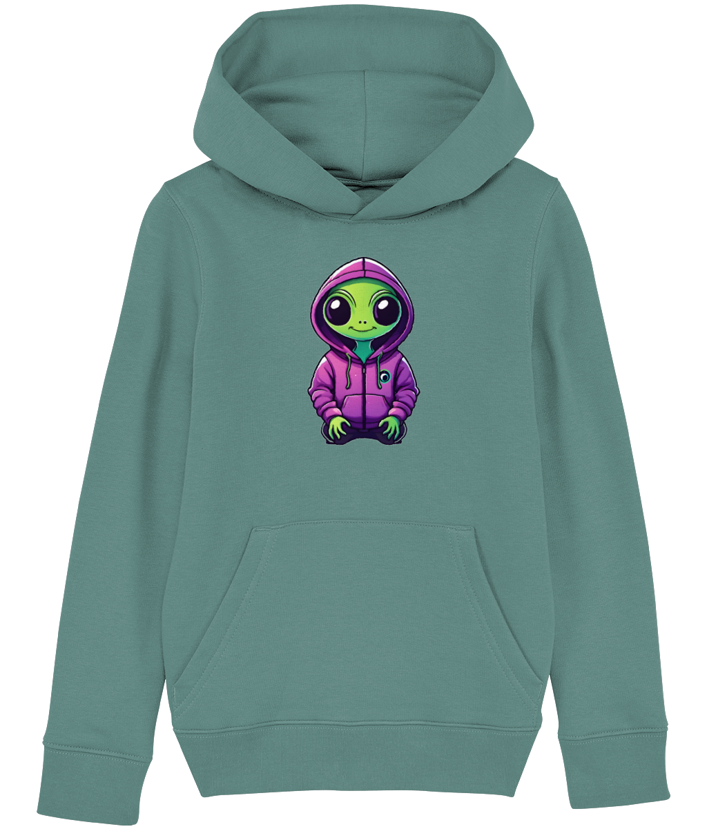 Ali The Alien: Kid's Luxury Pullover Hoodie